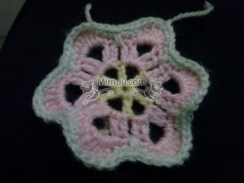 Altıgen Bebek Battaniyesi Modeli 11