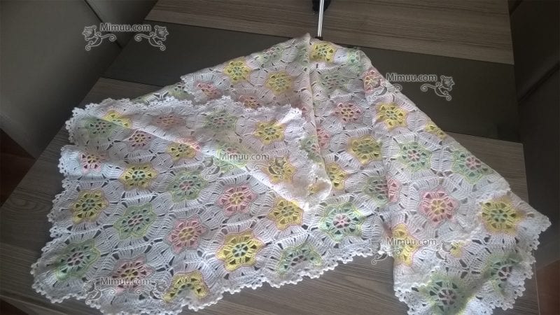 Altıgen Bebek Battaniyesi Modeli 1