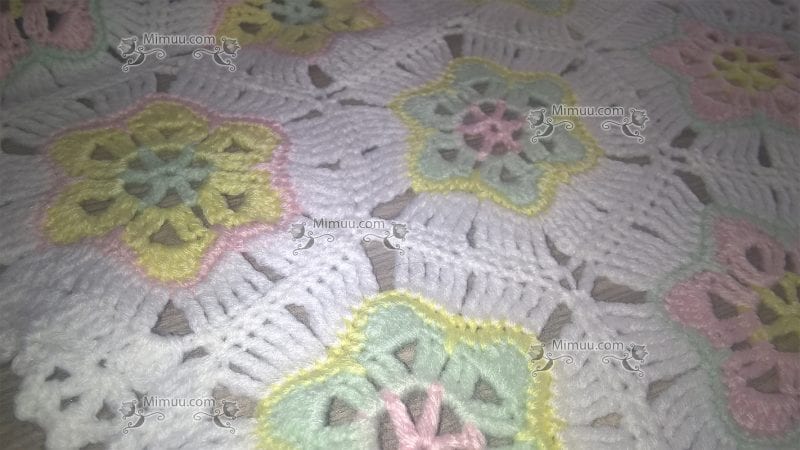 Altıgen Bebek Battaniyesi Modeli 2