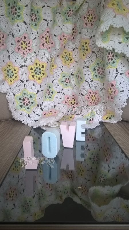 Altıgen Bebek Battaniyesi Modeli 3