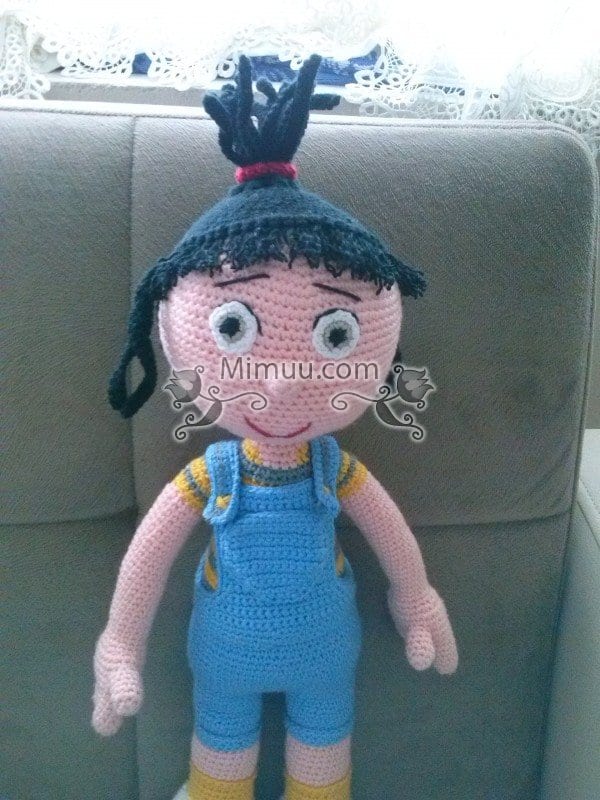 Agnes Minyon Amigurumi Bebek Örgü Şeması 4