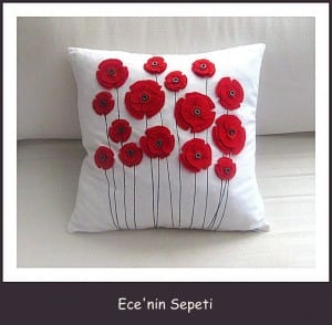 Keçe Kırlent Modelleri - Resim 5