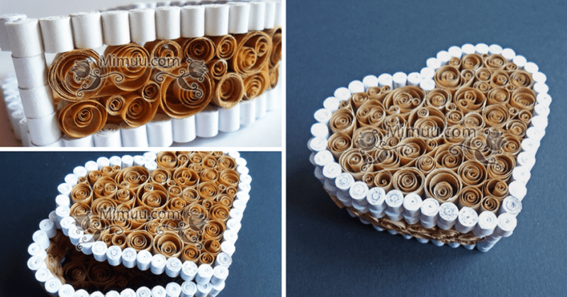 Quilling Sanatı: Kalp Kutu Yapımı