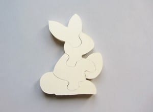 Ahşap Puzzle Tavşan Yapılışı 3
