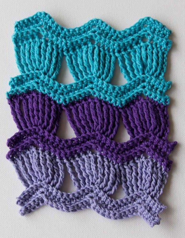 Tığ İşi Dalgalı Bebek Battaniyesi Modeli