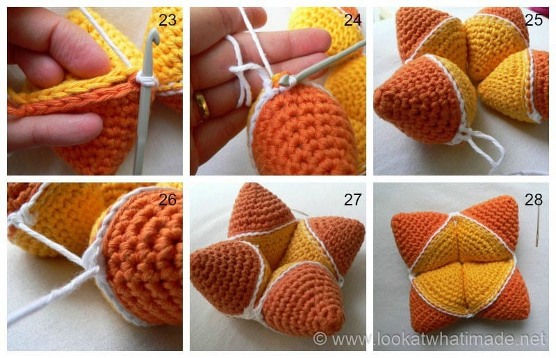 Amigurumi Yıldız Puzzle Top Yapılışı 6