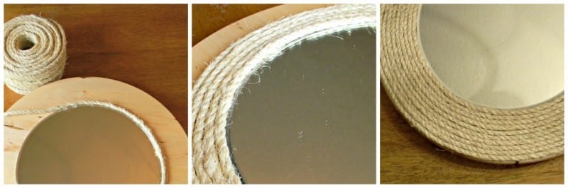 DIY, Hasır İple Dekoratif Ayna Yapılışı 7