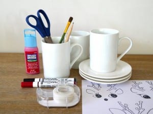 DIY, Porselen Kupa Boyama Yapılışı 5