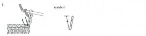 Diyagram, Sembol Ve Temel Tığ Dikişler Kısaltması 8