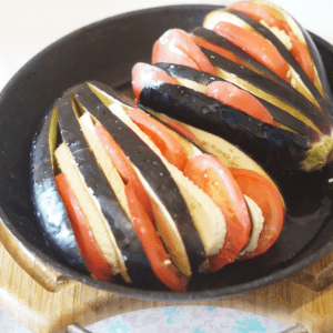 Domates Ve Peynirle Fırında Patlıcan 5