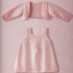 Kız Bebeklere Örgü Elbise Modelleri 98