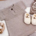 Kız Bebeklere Örgü Elbise Modelleri 10