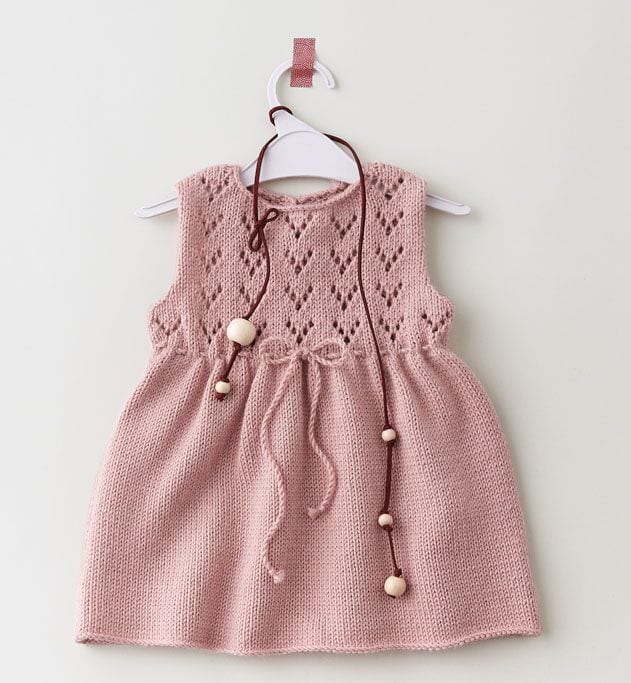 Kız Bebeklere Örgü Elbise Modelleri 108
