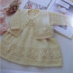 Kız Bebeklere Örgü Elbise Modelleri 114