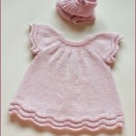Kız Bebeklere Örgü Elbise Modelleri 144