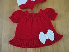 Kız Bebeklere Örgü Elbise Modelleri 170