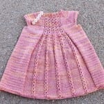 Kız Bebeklere Örgü Elbise Modelleri 180