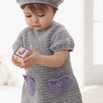 Kız Bebeklere Örgü Elbise Modelleri 186