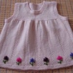 Kız Bebeklere Örgü Elbise Modelleri 196