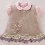 Kız Bebeklere Örgü Elbise Modelleri 197