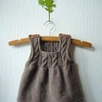 Kız Bebeklere Örgü Elbise Modelleri 42
