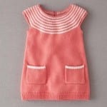 Kız Bebeklere Örgü Elbise Modelleri 46