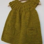 Kız Bebeklere Örgü Elbise Modelleri 6