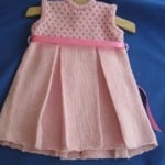 Kız Bebeklere Örgü Elbise Modelleri 73