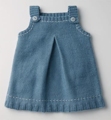 Kız Bebeklere Örgü Elbise Modelleri 77