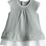 Kız Bebeklere Örgü Elbise Modelleri 80