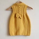 Kız Bebeklere Örgü Elbise Modelleri 84