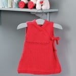 Kız Bebeklere Örgü Elbise Modelleri 93