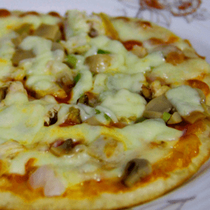 Mantarlı Tavuklu Kolay Pizza Tarifi