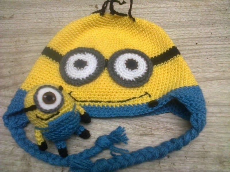 Minion Örgü Bere Yapılışı