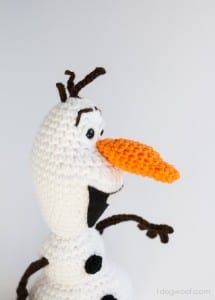 Amigurumi Frozen Olaf Free Pattern 4