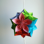 Kağıttan Origami Çiçek Yapılışı 14