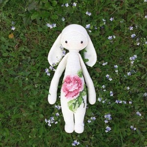 Amigurumi Lalylala Tavşan Bebek Tarifi - Amigurumi Lalylala Free Pattern 17