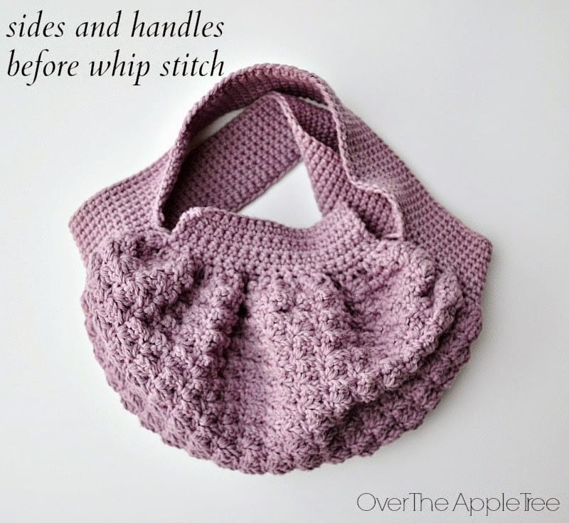 Çiçek Örgü Çanta Yapılışı 4