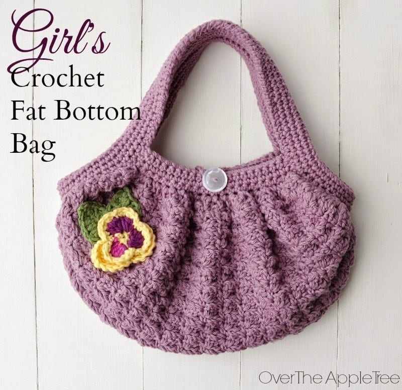 Çiçek Örgü Çanta Yapılışı 6