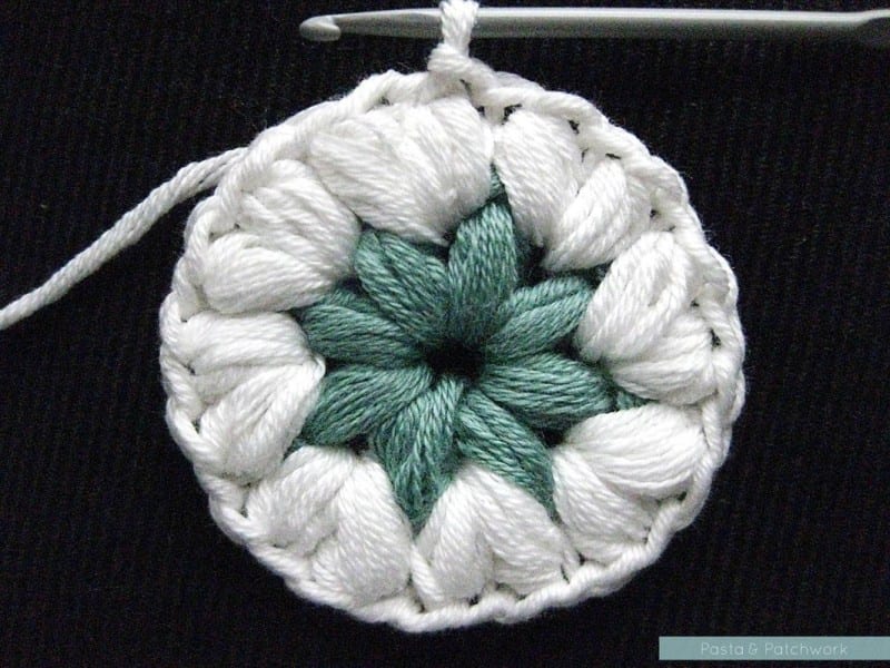 Puf Motif Bebek Battaniyesi Yapılışı 11