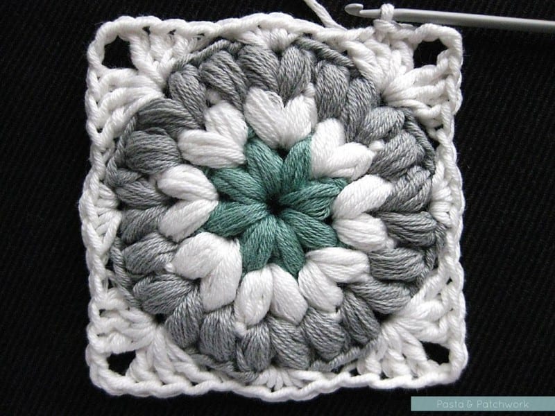 Puf Motif Bebek Battaniyesi Yapılışı 6