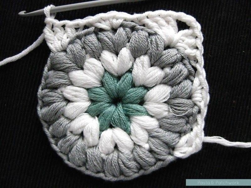 Puf Motif Bebek Battaniyesi Yapılışı 8