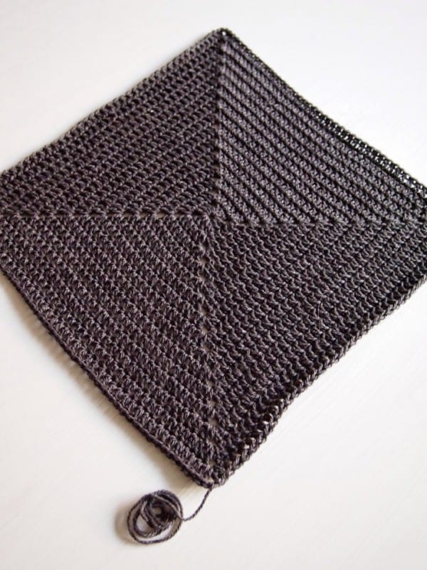 Tığ İşi Asimetrik Yelek Modeli Yapılışı 5