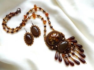 Kum Boncuktan Takı Modelleri - Resim 93