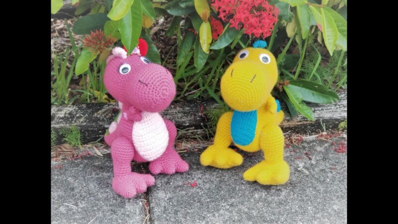 Amigurumi T-Rex Dinazor Free Pattern