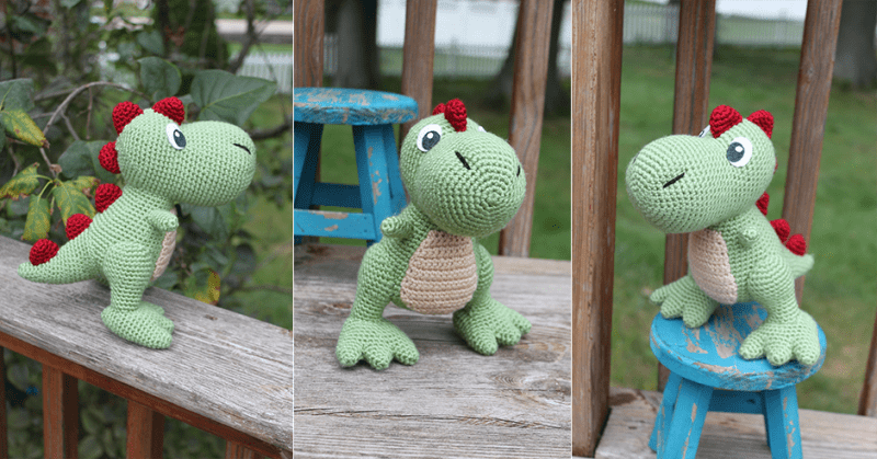 Amigurumi T-Rex Free Pattern 6