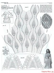 Badem Örgü Modeli Elbise Yapılışı 11