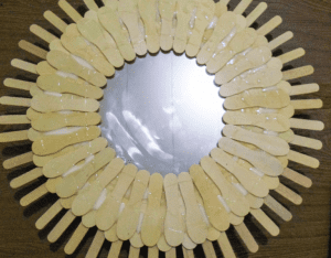 DIY, Dondurma Çubuklarından Ayna Yapılışı 8