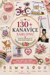 130+ Farklı Kanaviçe Örnekleri ve İşleme Şablonları 5