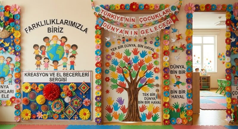 23 Nisan Sınıf Süslemeleri Nasıl Yapılır? 1